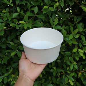 ชามกระดาษ สีขาว 1300 ml / 44 ออนซ์ (ไม่รวมฝา)