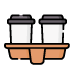 ถาดหลุมใส่แก้ว (Pulp Cup Carrier)