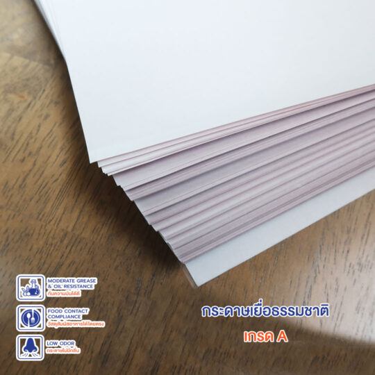 กระดาษห่อข้าวมันไก่-ห่อหมูทอด-เคลือบ-PE-12-x-12-นิ้ว-หงส์ไทยฟู้ดแพ็คเกจจิ้ง-3