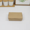 กล่องอาหาร สีน้ำตาล 900 ml (Size S)