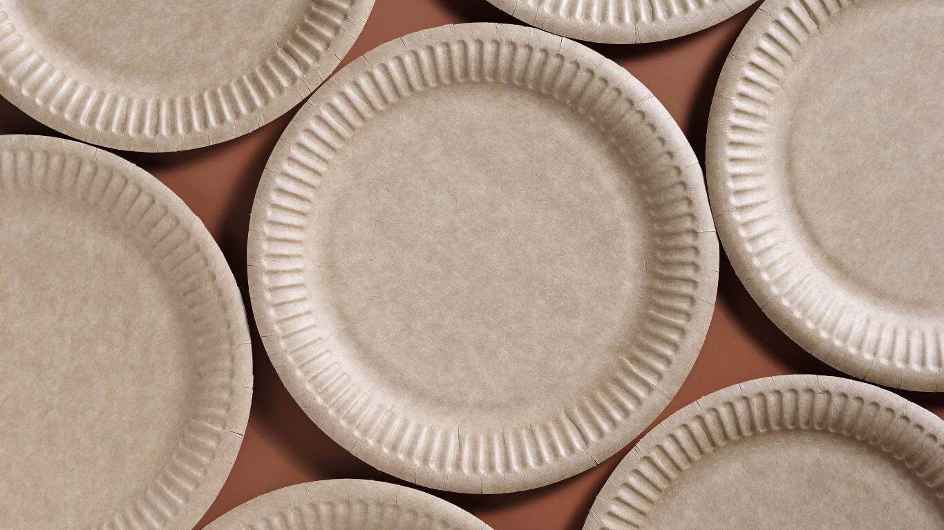 คุณสมบัติของจานและชามกระดาษ