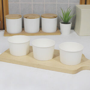 ถ้วยกระดาษ สีขาว 180 ml / 6 oz (ไม่รวมฝา)