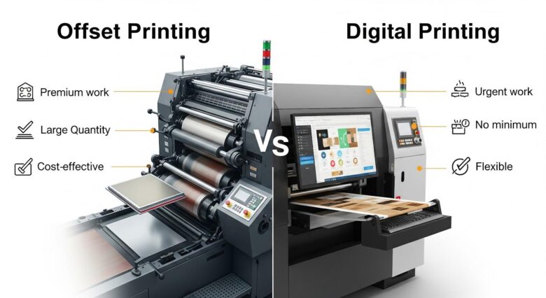 เปรียบเทียบหมัดต่อหมัด Offset vs. Digital
