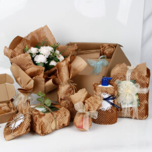 กระดาษรังผึ้งกันกระแทกสีน้าตาล