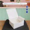 กล่อง สแน็คบ๊อกซ์ 12.5×12.5×7.5cm. (ขนาดเดียวกับกล่อง AFTER YOU)