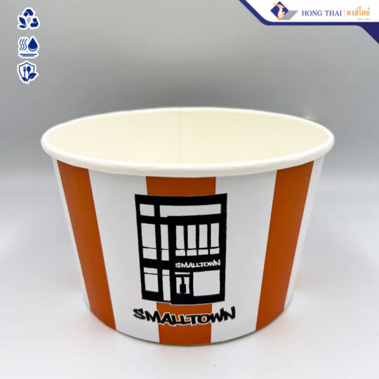 ผลงานถ้วยกระดาษพิมพ์แบรนต์