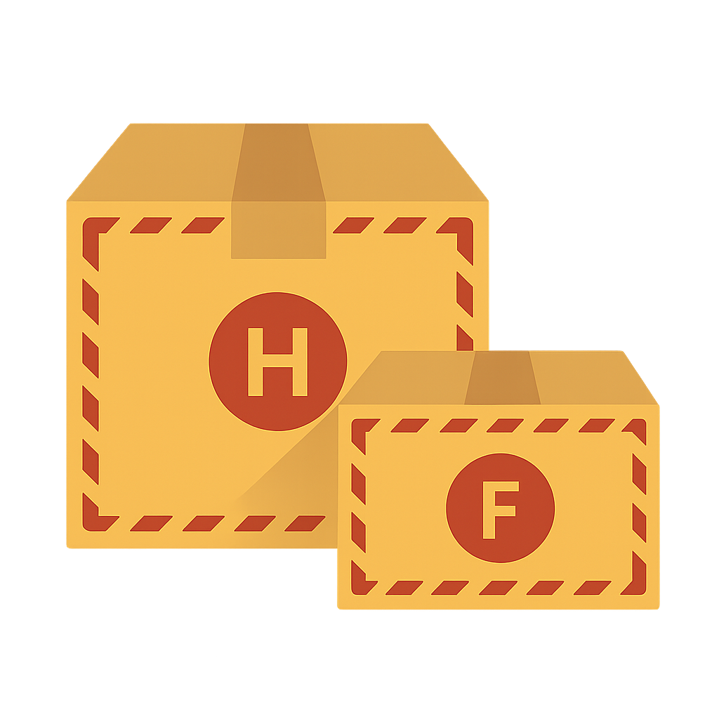 กล่องไปรษณีย์ KA ฝาชน (Postal Shipping Boxes)