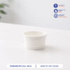 ถ้วยไอศครีม สีขาว 90 ml / 3oz (ไม่รวมฝา)