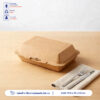กล่องข้าวกระดาษคราฟท์ ใส่อาหารปลอดภัย 500 ml.