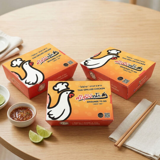รับผลิตกล่องข้าวใส่อาหาร-พิมพ์แบรนต์-พิมพ์โลโก้