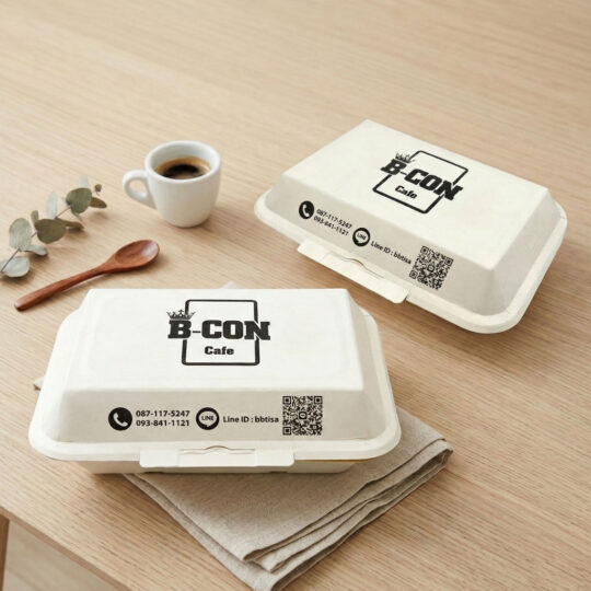รับผลิตกล่องข้าวใส่อาหาร-พิมพ์แบรนต์-พิมพ์โลโก้